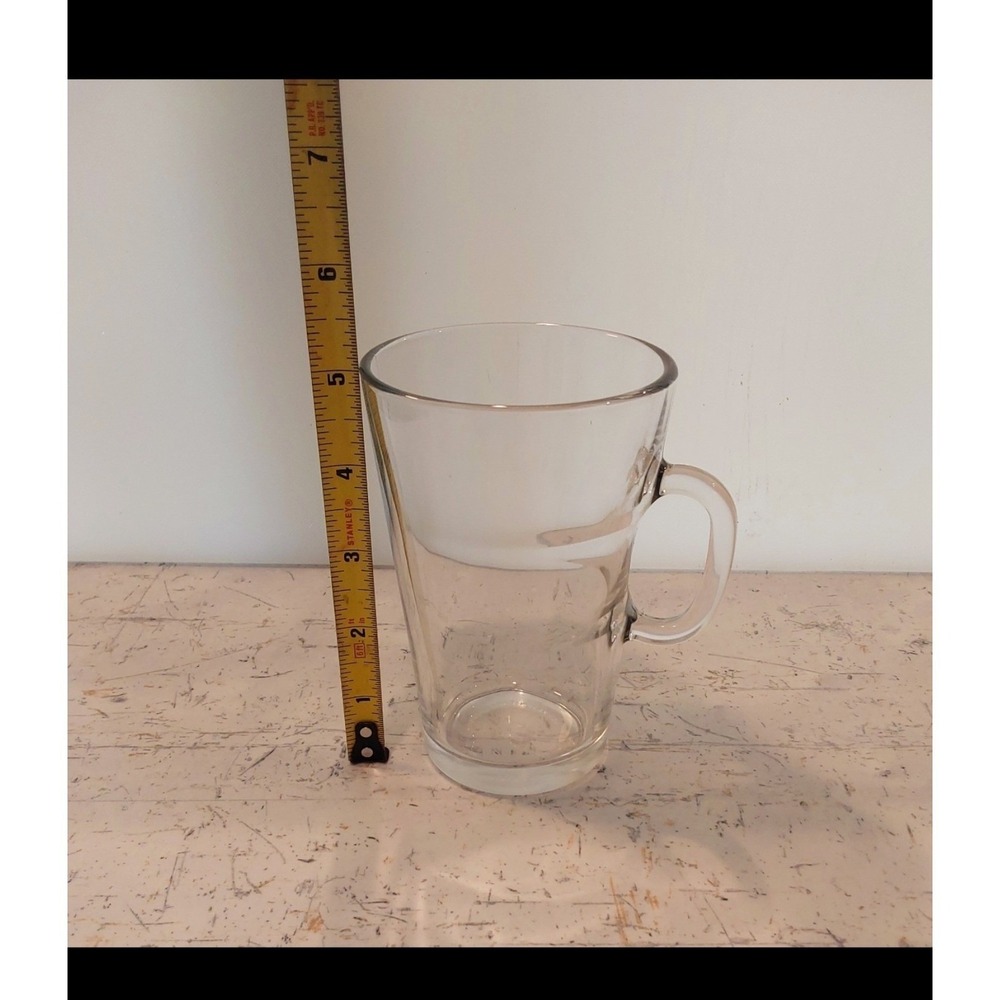 Nespresso VIEW Collection Glass Coffee Mug MadeInFrance 8oz 5inchtall